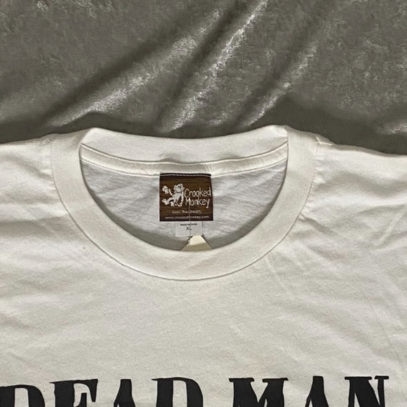 CROOKED MONKEY DEAD MAN WALKING GRAPHIC T SHIRT - Picture 5 of 9